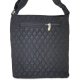 Black Quilted Crossbody