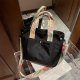 The new nylon canvas oblique satchel female fashion