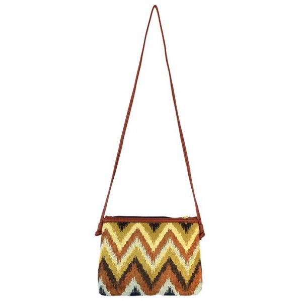 Chevron Kilim Crossbody Bag