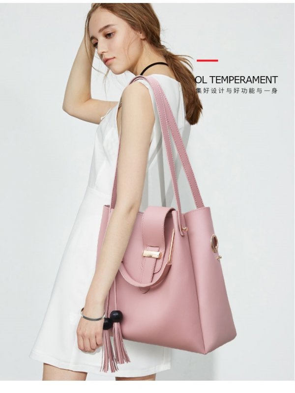 Fashion Bead Tassel Mother Bag Three Piece Set