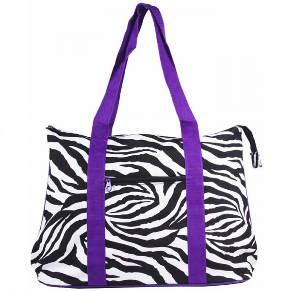 Zebra Striped Tote Bags