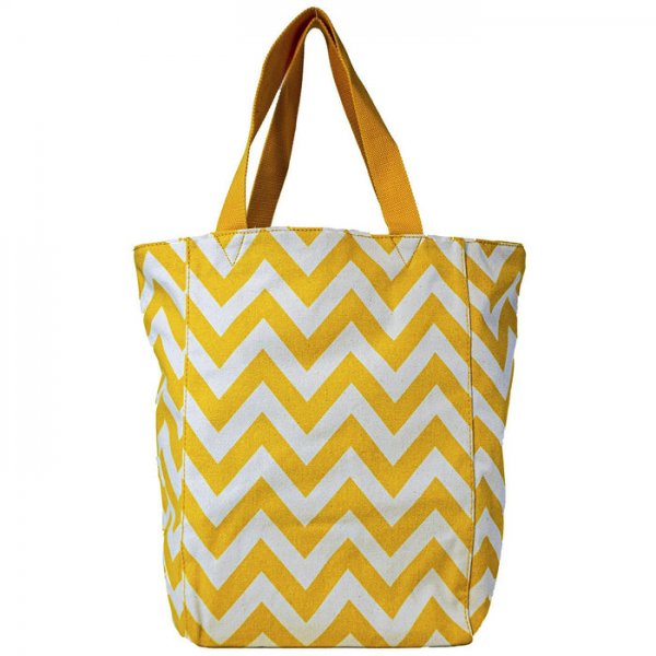 Chevron Large Canvas Tote Bags